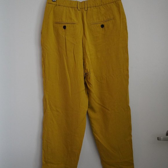 Mustard pants 3/4 Zara - Picture 6 of 11